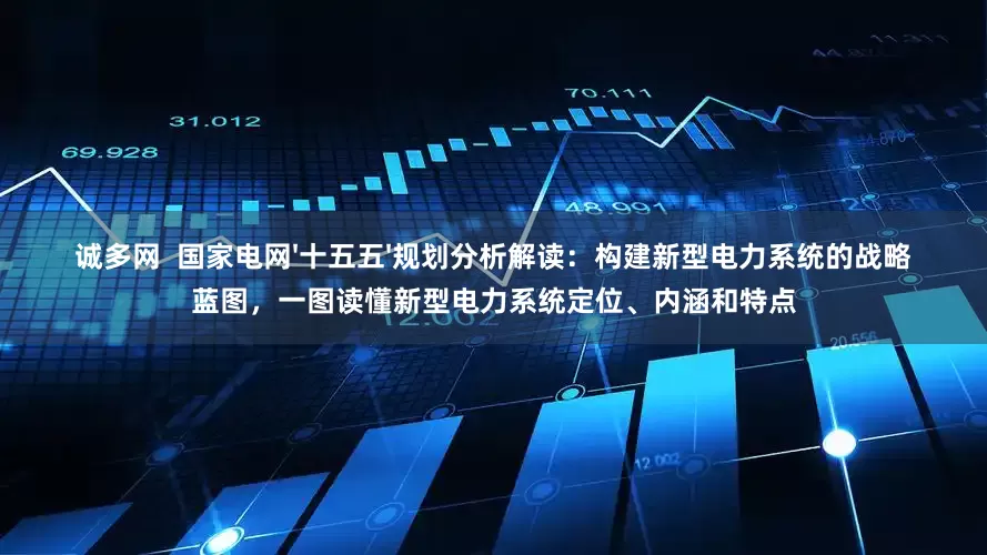 诚多网  国家电网'十五五'规划分析解读：构建新型电力系统的战略蓝图，一图读懂新型电力系统定位、内涵和特点