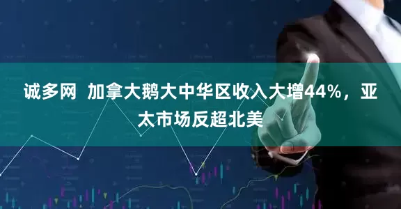 诚多网  加拿大鹅大中华区收入大增44%，亚太市场反超北美